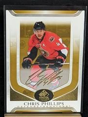Chris Phillips [Gold] Hockey Cards 2020 SP Signature Edition Legends Prices