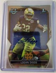 Logan Diggs [Autograph Lava] #38 Football Cards 2022 Bowman Chrome University Prices
