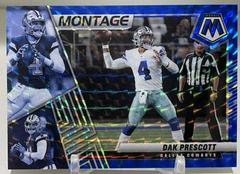 Dak Prescott [Blue] #M-6 Football Cards 2022 Panini Mosaic Montage Prices
