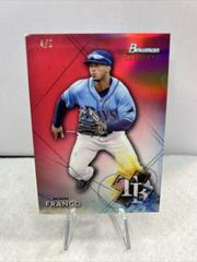 Wander Franco [Red Refractor] #BSP-27 Baseball Cards 2021 Bowman Sterling Prices