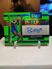 Ron Harper [Green Prizm] #IF-RHP Basketball Cards 2021 Panini Select In Flight Signatures Prices