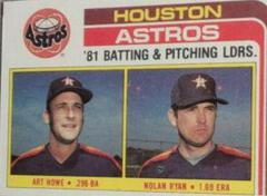 Astros Leaders #66 Baseball Cards 1982 Topps Prices