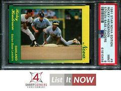 Rickey Henderson [Stolen Base Leaders] #9 Baseball Cards 1991 Star Nova Edition Prices