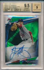 Jack Flaherty [Green Refractor] Baseball Cards 2018 Topps Finest Firsts Autographs Prices
