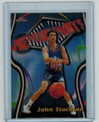 John Stockton [Refractor] #4 Basketball Cards 1997 Topps Chrome Season's Best Prices