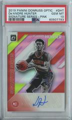 DE'Andre Hunter [Pink] #DHT Basketball Cards 2019 Panini Donruss Optic Signature Series Prices