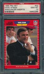Hank Stram Football Cards 1989 Pro Set Announcer Inserts Prices