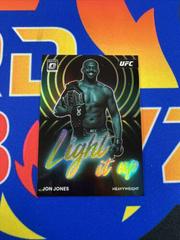 Jon Jones [Gold] #19 Ufc Cards 2023 Panini Donruss Optic UFC Light It Up Prices