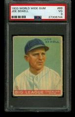 Joe Sewell #89 Baseball Cards 1933 World Wide Gum Prices
