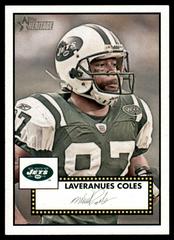 Laveranues Coles [Black Back] #74 Football Cards 2006 Topps Heritage Prices