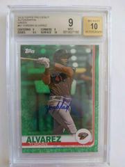 Yordan Alvarez [Autograph Green] #61 Baseball Cards 2019 Topps Pro Debut Prices
