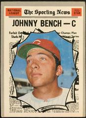 Johnny Bench #464 Baseball Cards 1970 Topps Prices