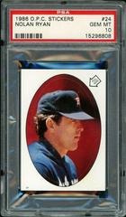 Nolan Ryan #24 Baseball Cards 1986 O Pee Chee Stickers Prices