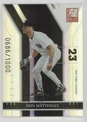Don Mattingly #185 Baseball Cards 2004 Donruss Elite Prices
