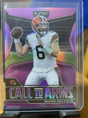 Baker Mayfield [Pink] #CA-BMA Football Cards 2021 Panini Playoff Call to Arms Prices