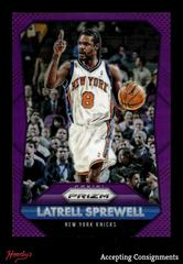 Latrell Sprewell [Purple Prizm] Basketball Cards 2015 Panini Prizm Prices