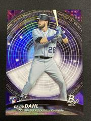 David Dahl [Purple] #RR-DD Baseball Cards 2017 Bowman Platinum Rookie Radar Prices