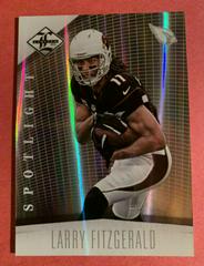 Larry Fitzgerald [Silver Spotlight] #6 Football Cards 2012 Panini Limited Prices