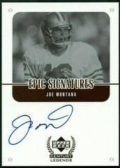 Joe Montana #JM Football Cards 1999 Upper Deck Century Legends Epic Signatures Prices