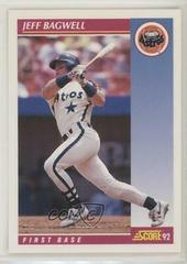 Jeff Bagwell #576 Baseball Cards 1992 Score Prices