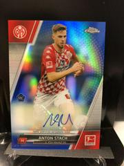 Anton Stach [Blue] Soccer Cards 2021 Topps Chrome Bundesliga Autographs Prices