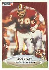 Jim Lachey Football Cards 1990 Fleer Prices