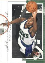 Ray Allen #99 Basketball Cards 2000 Fleer Genuine Prices