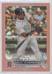 Miguel Cabrera [Hot Pink] #194 Baseball Cards 2022 Topps 1st Edition Prices