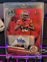 Marvin Harrison Jr. [Autograph Red] Football Cards 2023 Bowman Chrome University Prices