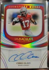 Chris Olave [Gold] Football Cards 2022 Panini Immaculate Collegiate Signature Moves Prices