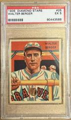 Walter Berger #25 Baseball Cards 1936 Diamond Stars Prices