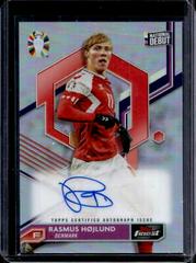 Rasmus Hojlund #BCA-RH Soccer Cards 2023 Topps Finest Road to UEFA EURO Autograph Prices