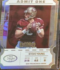 Steve Young Football Cards 2022 Panini Contenders Admit One Prices
