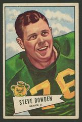 Steve Dowden #40 Football Cards 1952 Bowman Large Prices