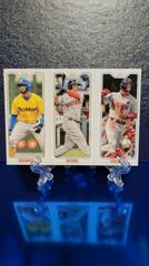 Bogaerts/Devers/Verdugo Baseball Cards 2022 Topps Opening Day Triple Play Prices