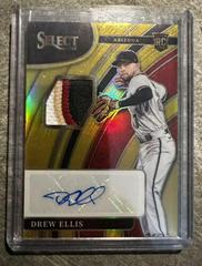 Drew Ellis [Gold] #RJA-DE Baseball Cards 2022 Panini Select Rookie Jersey Autographs Prices