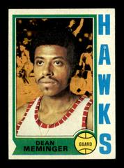 Dean Meminger #23 Basketball Cards 1974 Topps Prices