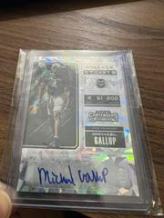 Michael Gallup [Cracked Ice Ticket] #126 Football Cards 2018 Panini Contenders Prices