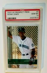 Adam Jones Baseball Cards 2003 Upper Deck Prospect Premieres Prices