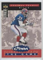 Thurman Thomas [Blue] #C12 Football Cards 1994 Collector's Choice Crash the Game Prices