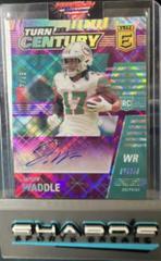 Jaylen Waddle [Purple] #TOC-JWA Football Cards 2021 Panini Chronicles Turn of the Century Autographs Prices