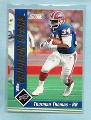 Thurman Thomas #3 Football Cards 1992 Panini Score Gridiron Stars Prices