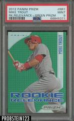 Mike Trout [Green Prizm] Baseball Cards 2012 Panini Prizm Rookie Relevance Prices
