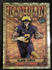 Blake Corum [Superfractor] #RM-8 Football Cards 2023 Bowman Chrome University Ramblin' Man Prices