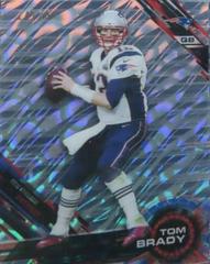 Tom Brady [Grass Clouds Diffractor] #1 Football Cards 2015 Topps High Tek Prices
