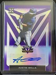 Austin Wells [Purple] #BA-AW2 Baseball Cards 2020 Leaf Valiant Autographs Prices