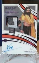 Veer Mahaan [Memorabilia Autograph Acetate FOTL] Wrestling Cards 2022 Panini Immaculate WWE Prices