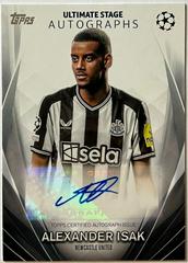 Alexander Isak #USA-AI Soccer Cards 2023 Topps UEFA Club Ultimate Stage Autograph Prices