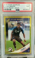 Kylian Mbappe [Press Proof Gold] Soccer Cards 2018 Panini Donruss Prices