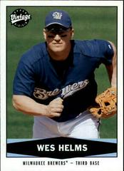 Wes Helms #279 Baseball Cards 2004 Upper Deck Vintage Prices